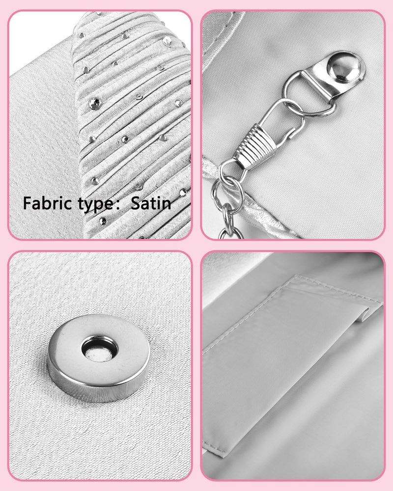 TINDTOP Evening Clutch Purses for Women Handbags for Formal Wedding Party Cocktail Prom Crossbody Shoulder Envelope Bag | for Formal Wedding, Party, Cocktail, Prom, for Formal Wedding, Party - Image 3